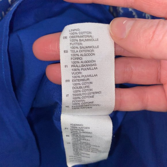 & Other Stories Blue and White Mini Skirt - Picture 7 of 7